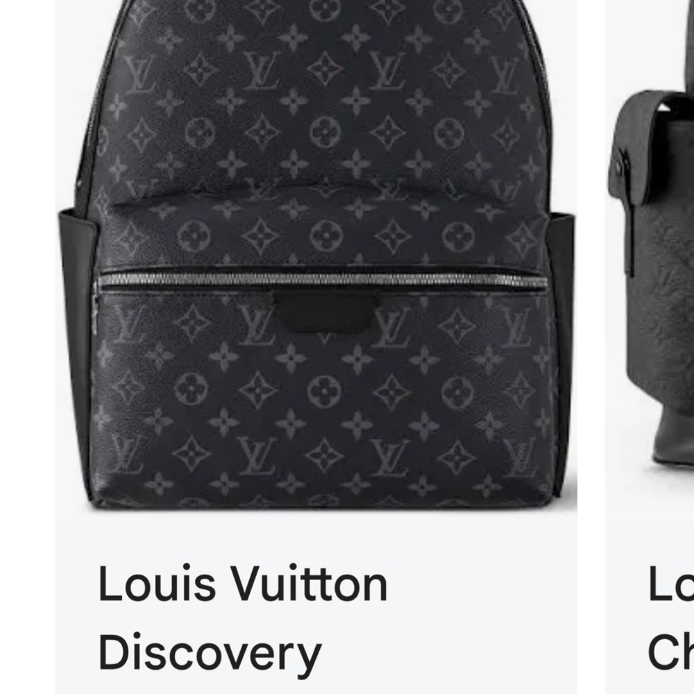 Louis Vuitton Dark Gray Monogram Backpack discovery MM - Picture 2 of 8